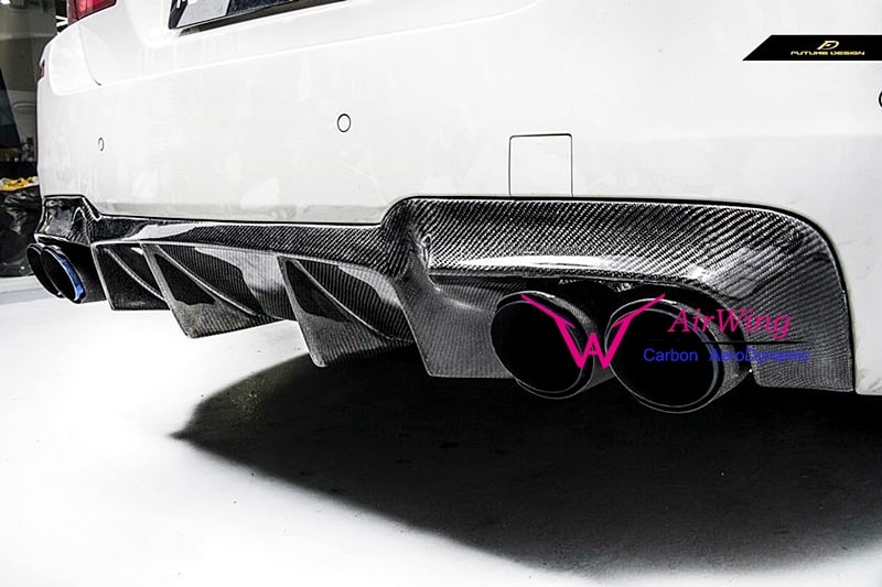 F10 M5 - VORSTEINER Style Carbon Fiber Rear Diffuser 04
